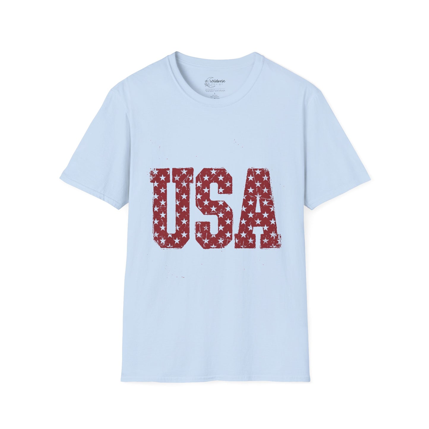 USA Stars T-Shirt — Patriotic Fourth of July Tee