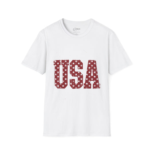 USA Stars T-Shirt — Patriotic Fourth of July Tee